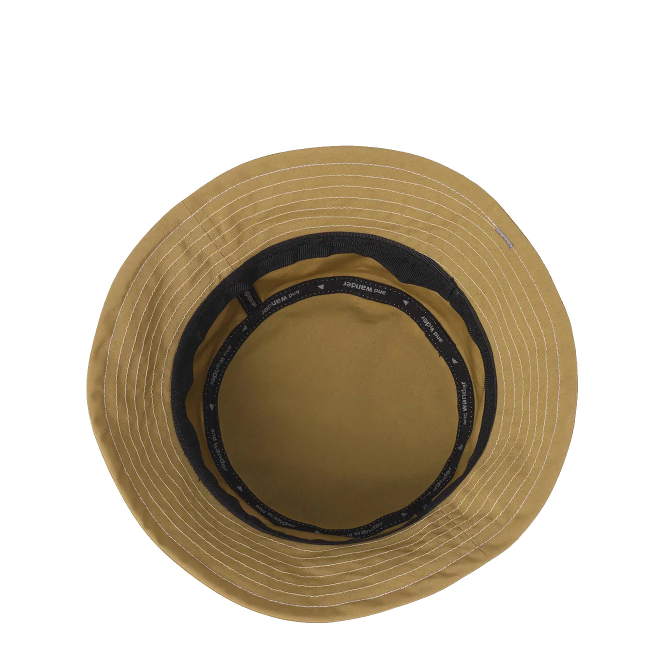 And Wander Pe/Co Hat Dark Beige - Image 4