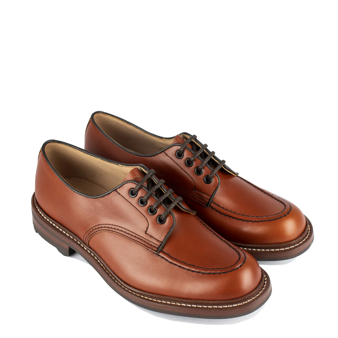 Trickers Heath Golf Derby Shoe Marron - Image 3